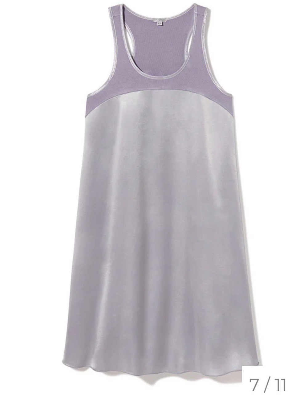 NWT PJ Harlow Lavender Lindsay Gown loungewear Medium Large Satin Slip New